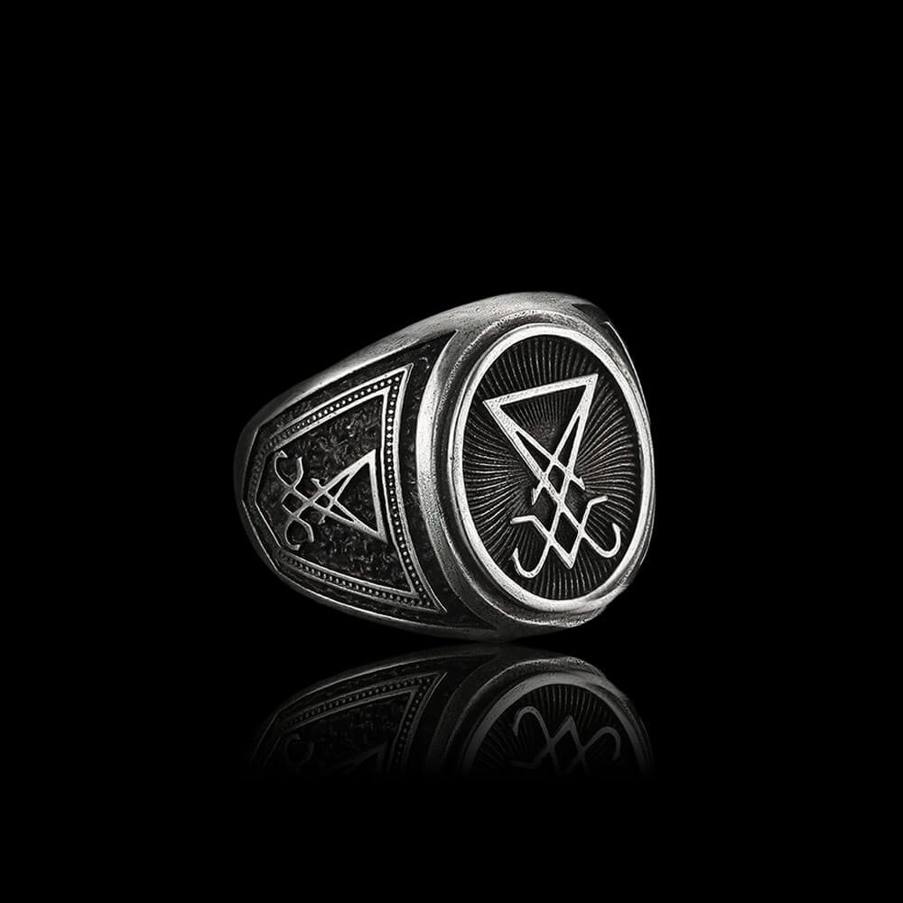 Sigil Of Lucifer 925 Sterling Silver Ring