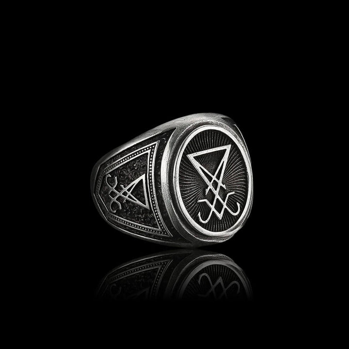 Sigil Of Lucifer 925 Sterling Silver Ring