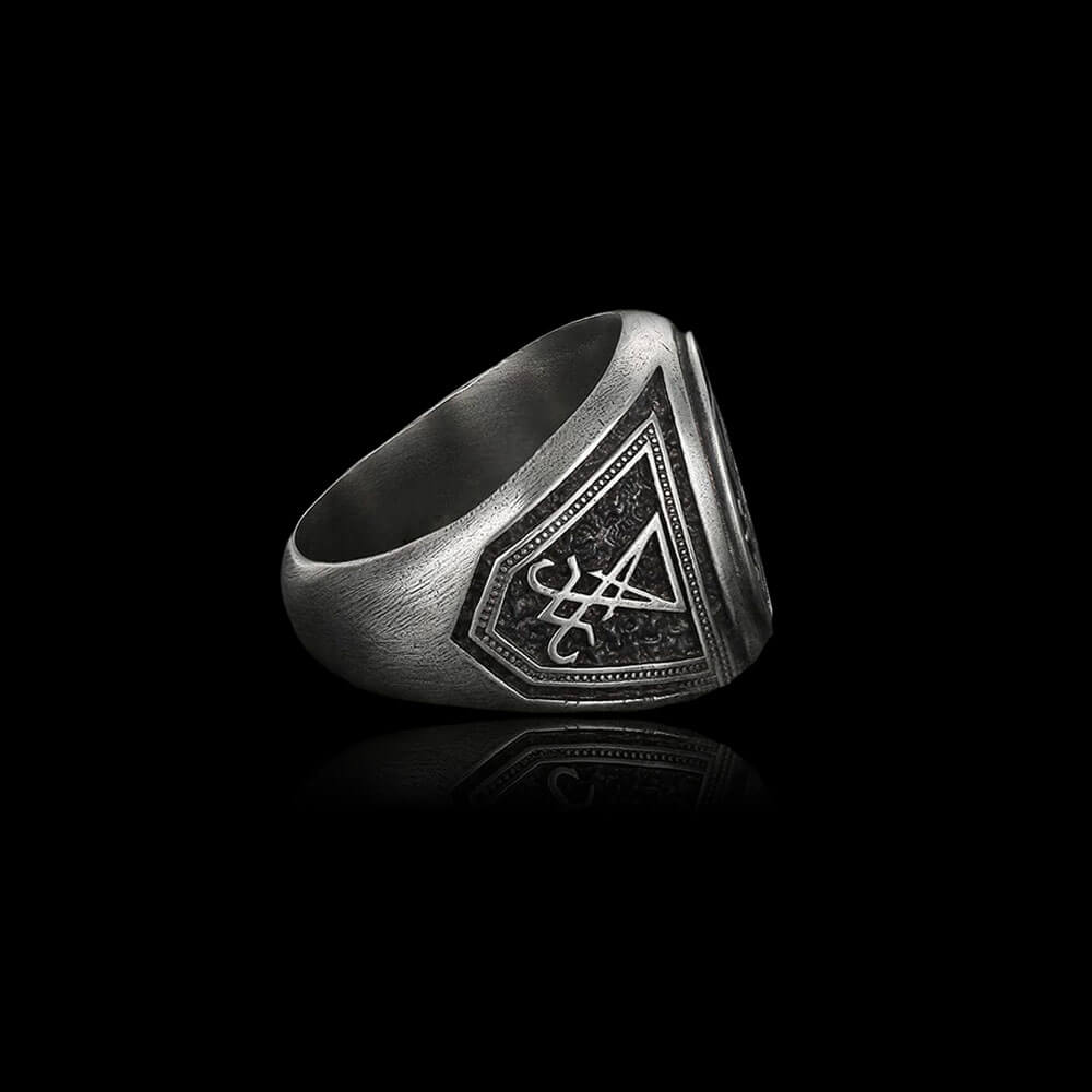 Sigil Of Lucifer 925 Sterling Silver Ring