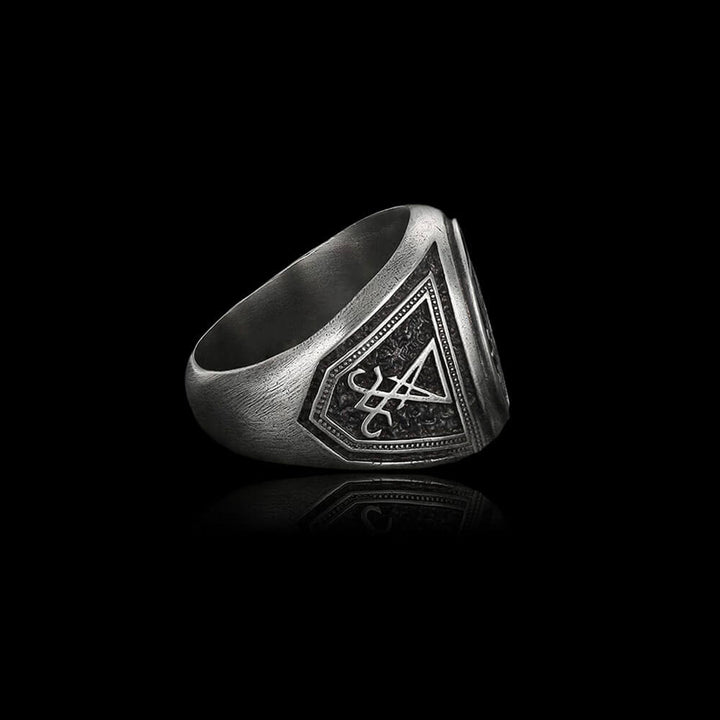 Sigil Of Lucifer 925 Sterling Silver Ring