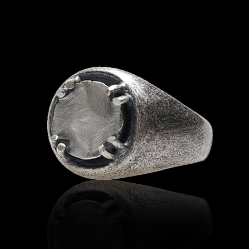 Simple Plain 925 Sterling Silver Round Ring 01 | RoyalLuster.com