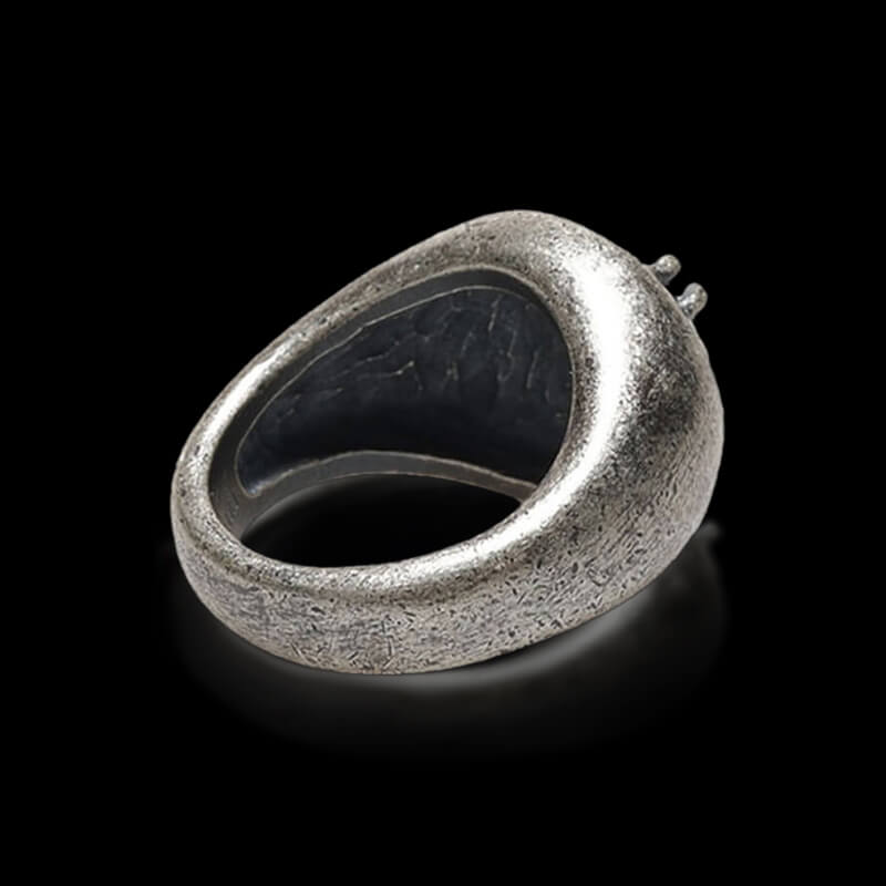 Simple Plain 925 Sterling Silver Round Ring 02 | RoyalLuster.com