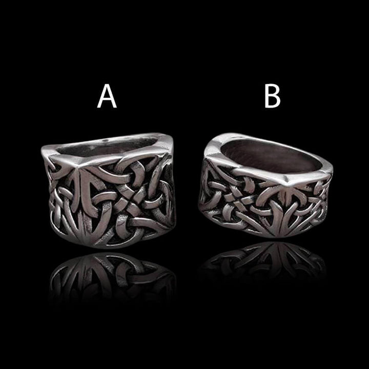 Simple Knot 925 Sterling Silver Viking Ring