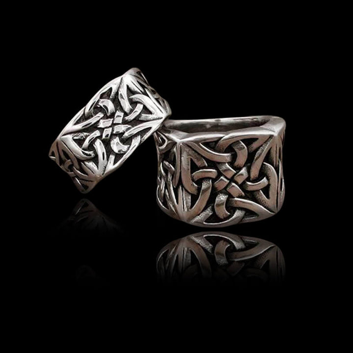 Simple Knot 925 Sterling Silver Viking Ring