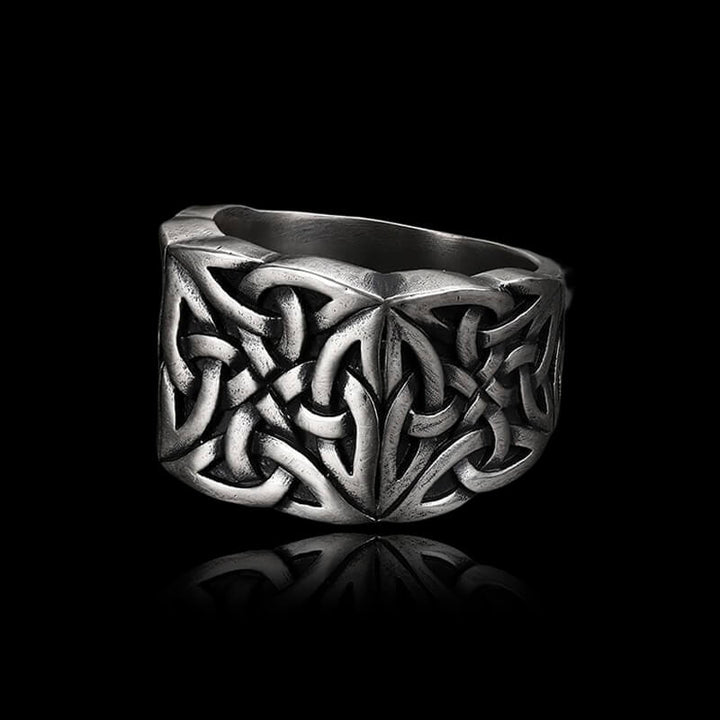 Simple Knot 925 Sterling Silver Viking Ring