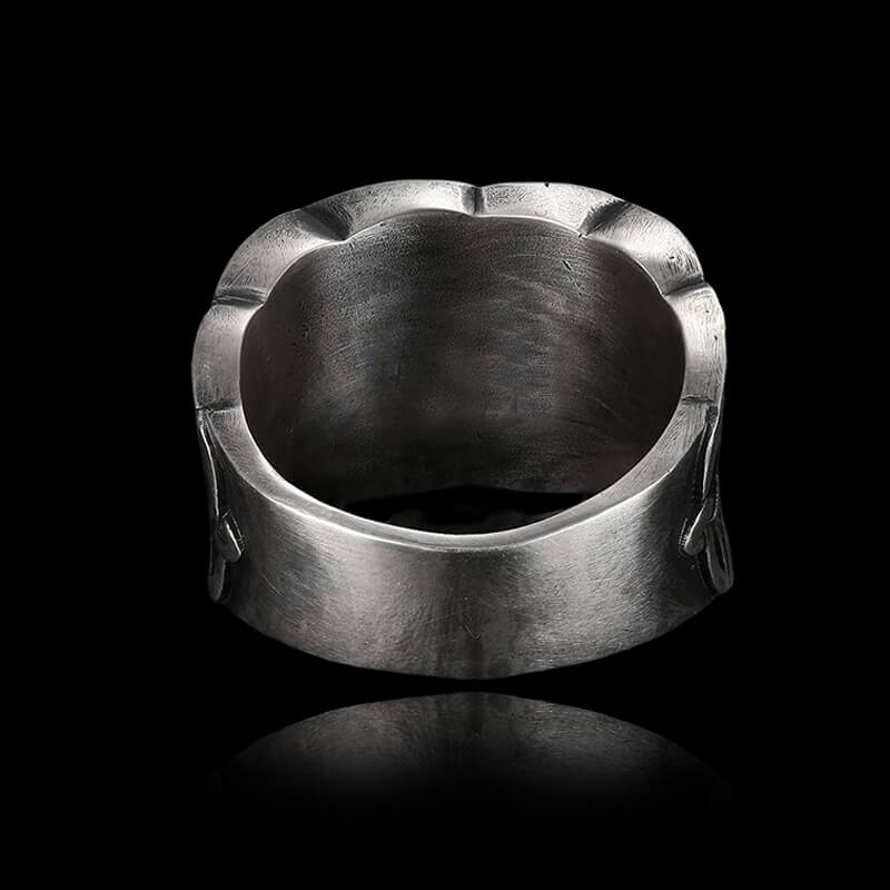 Simple Knot 925 Sterling Silver Viking Ring