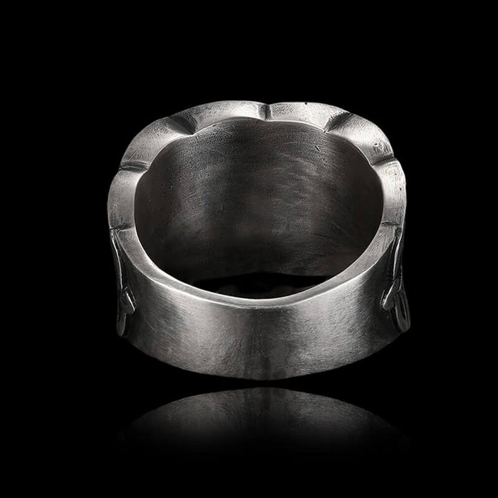 Simple Knot 925 Sterling Silver Viking Ring