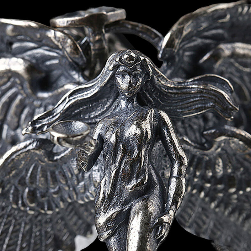 Six Wings Angel 925 Sterling Silver Pendant