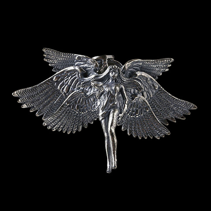 Six Wings Angel 925 Sterling Silver Pendant