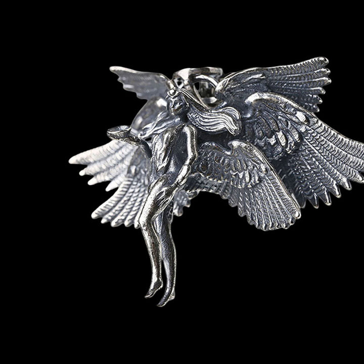 Six Wings Angel 925 Sterling Silver Pendant