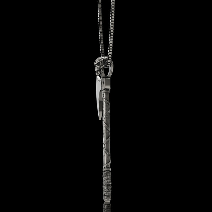 Skull Gorehowl Tomahawk 925 Sterling Silver VikingPendant
