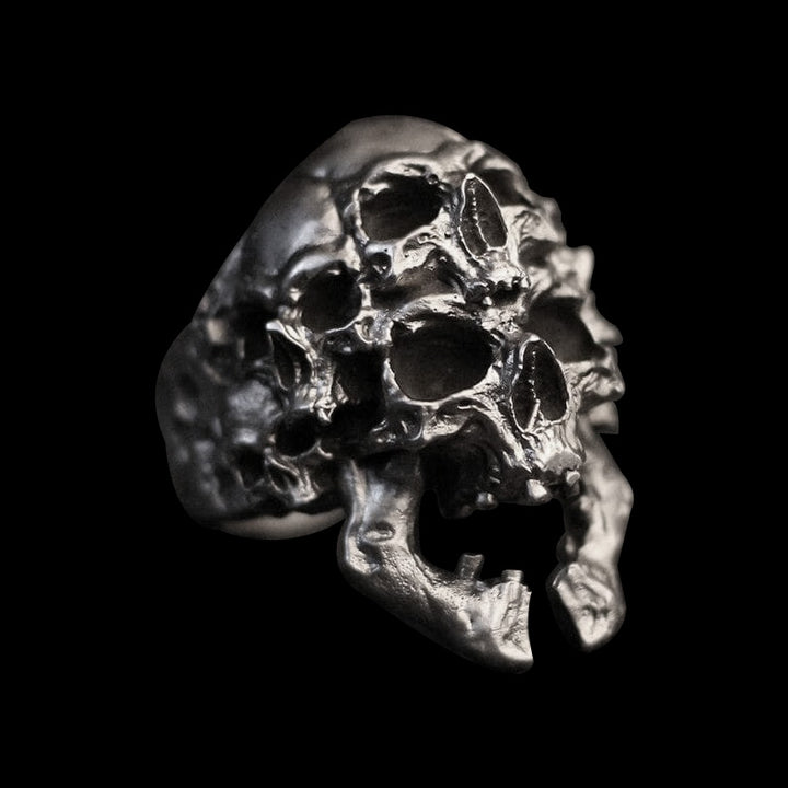 Skull Design 925 Sterling Silver Ring