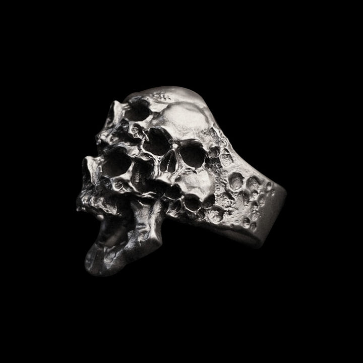 Skull Design 925 Sterling Silver Ring