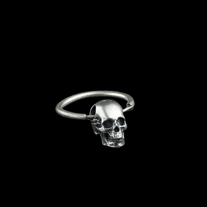 Skull Head 925 Sterling Silver Earring