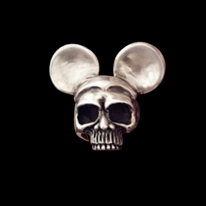 Skull Mickey Mouse 925 Sterling Silver Ring