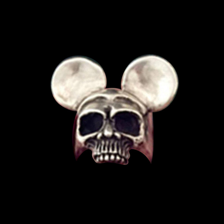 Skull Mickey Mouse 925 Sterling Silver Ring