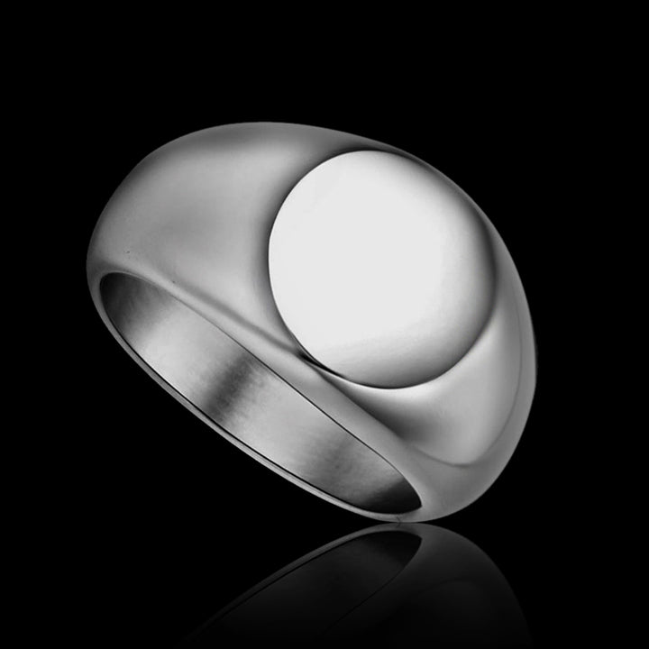 Smooth Round 925 Sterling Silver Ring 01 | RoyalLuster.com