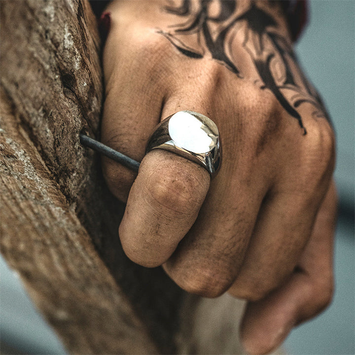 Smooth Round 925 Sterling Silver Ring 02 | RoyalLuster.com