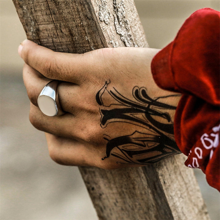Smooth Round 925 Sterling Silver Ring 03 | RoyalLuster.com