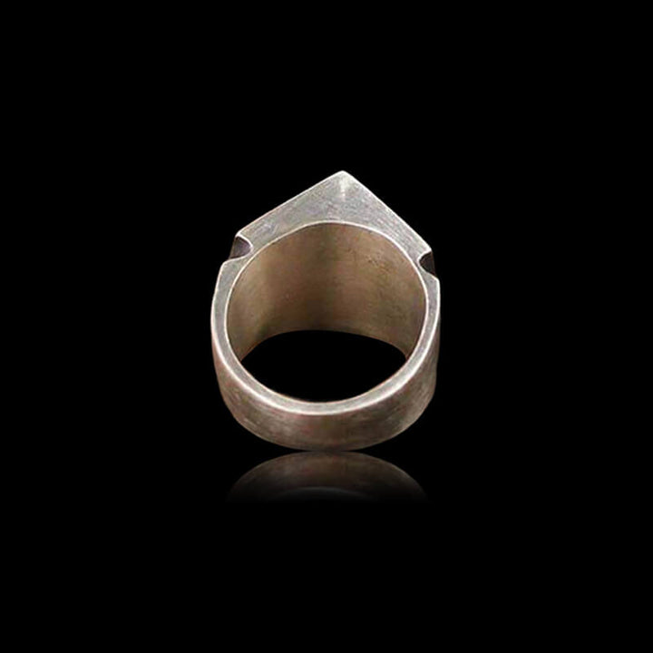 Split Shield 925 Sterling Silver Ring