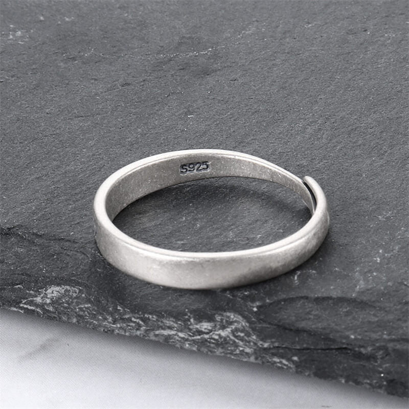 The Sun and the Moon 925 Sterling Silver Ring