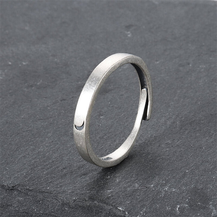 The Sun and the Moon 925 Sterling Silver Ring
