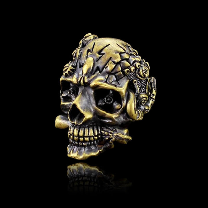 The Expendables 925 Sterling SilverSkull Steampunk Ring