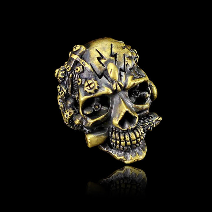 The Expendables 925 Sterling SilverSkull Steampunk Ring