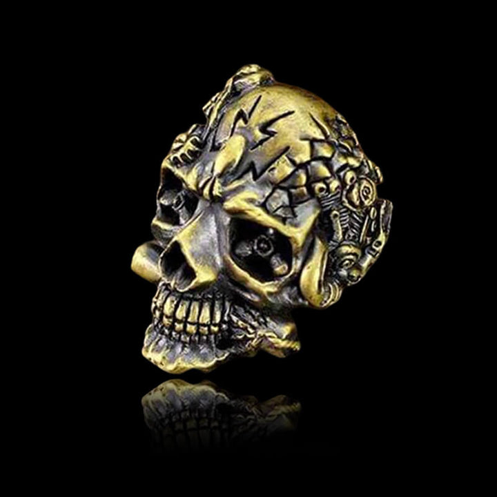The Expendables 925 Sterling SilverSkull Steampunk Ring