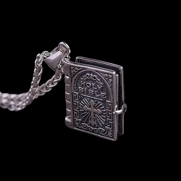 The Holy Bible 925 Sterling Silver Pendant