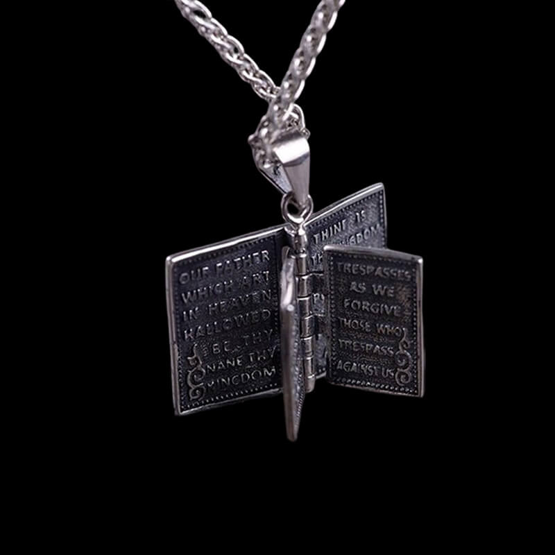 The Holy Bible 925 Sterling Silver Pendant