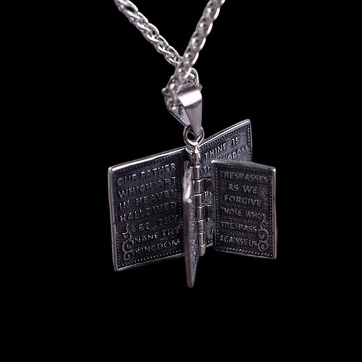 The Holy Bible 925 Sterling Silver Pendant