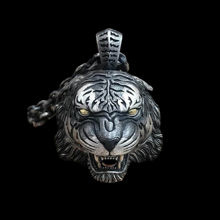 Tiger King 925 Sterling Silver Pendant