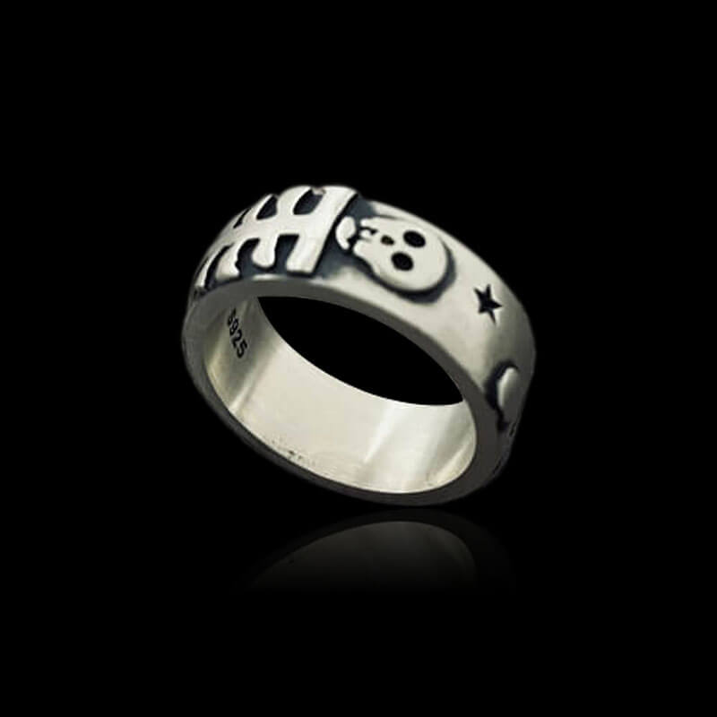 Till Death Do Us Part 925 Sterling Silver Ring