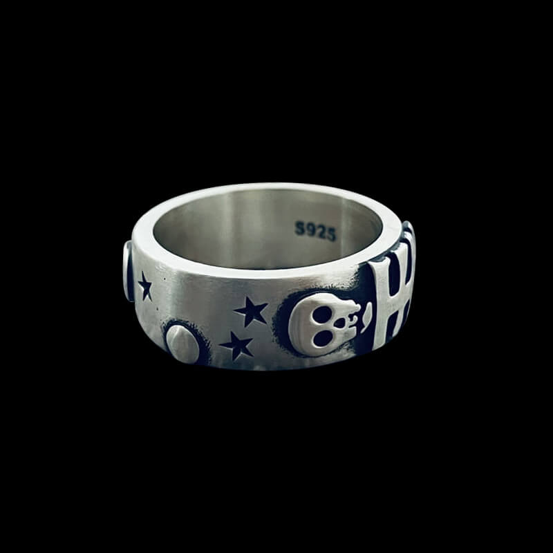 Till Death Do Us Part 925 Sterling Silver Ring