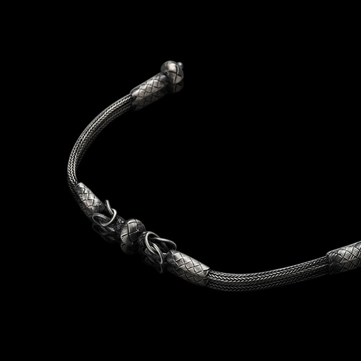 Transfer Braided 999 Sterling Silver Men's Bracelet 03 | RoyalLuster.com