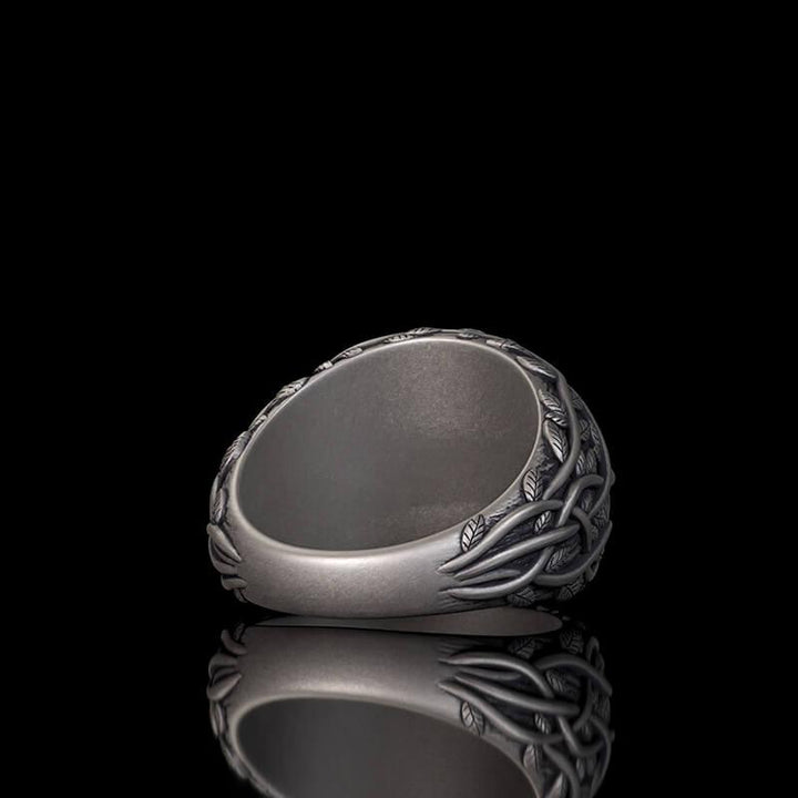 Tree Of Life Yggdrasil Sterling Silver Viking Ring