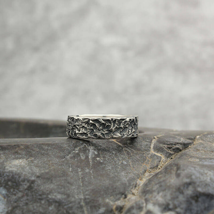 Trial Of Lava 999 Sterling Silver Ring 03 | RoyalLuster.com