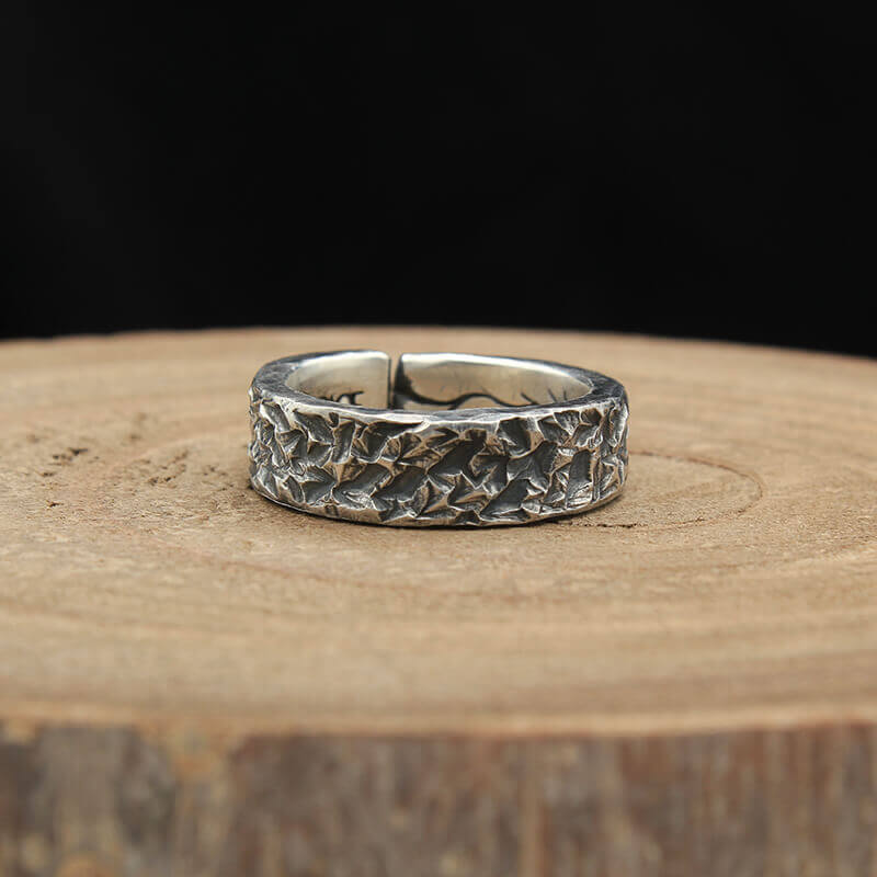 Trial Of Lava 999 Sterling Silver Ring 04 | RoyalLuster.com
