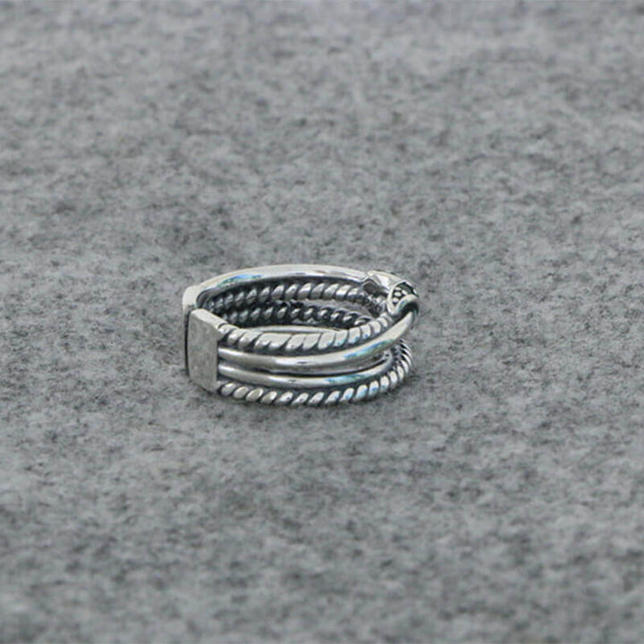 Twist Knot 925 Sterling Silver Ring