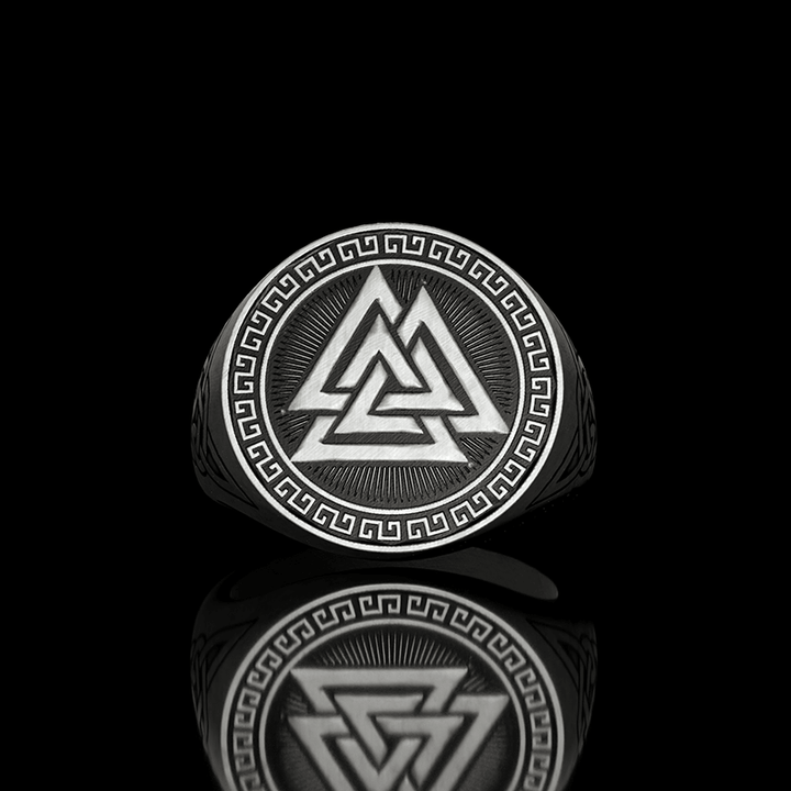 Valknut Celtic Knot 925 Sterling Silver Viking Ring