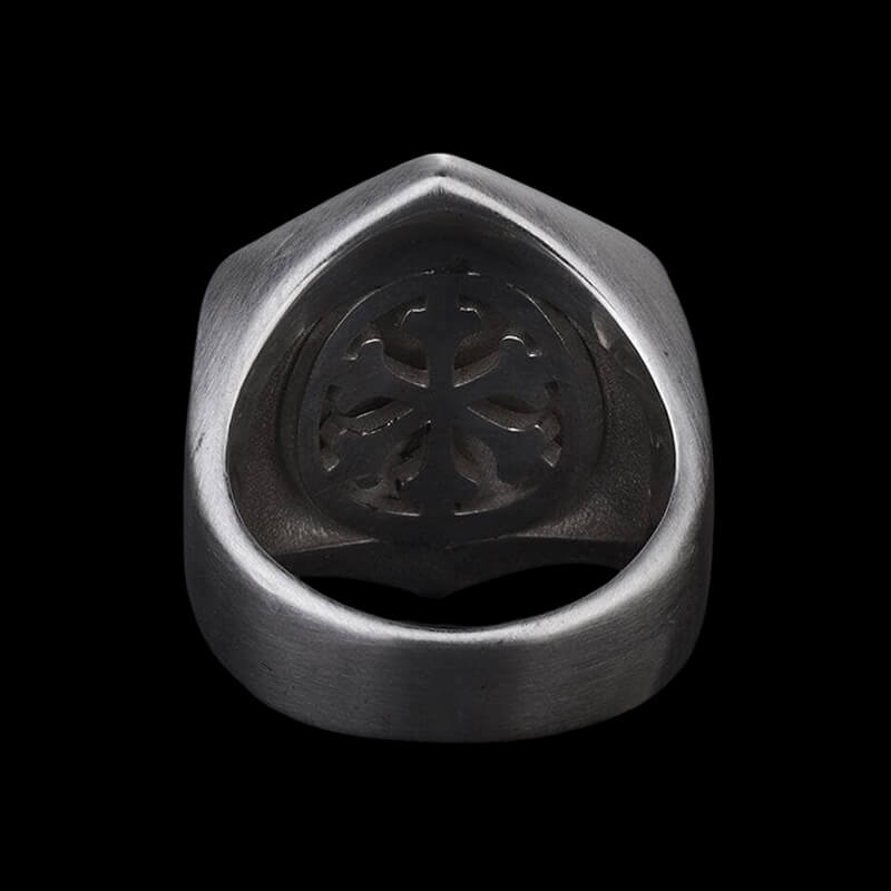 Vegvisir Totem 925 Sterling Silver Viking Ring