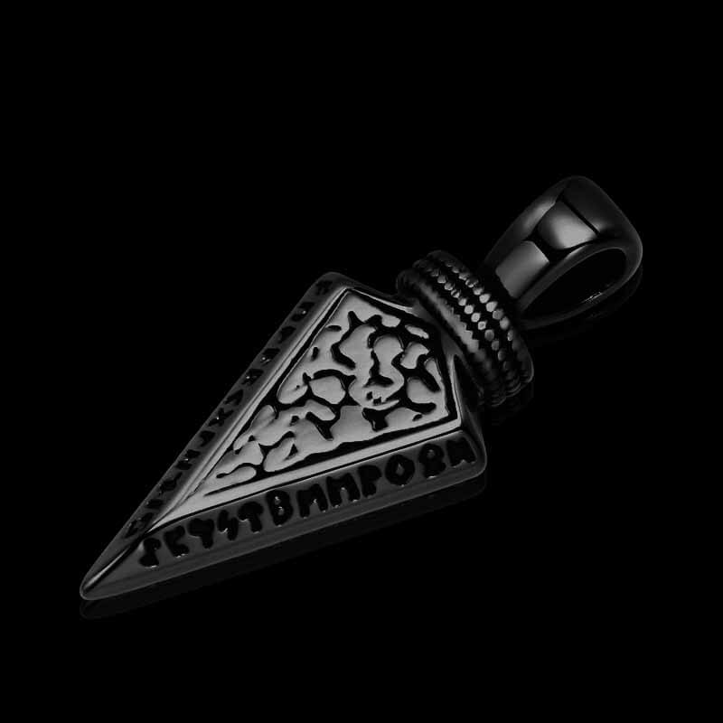 Viking Stainless Steel Arrowhead Pendant 05 | RoyalLuster.com
