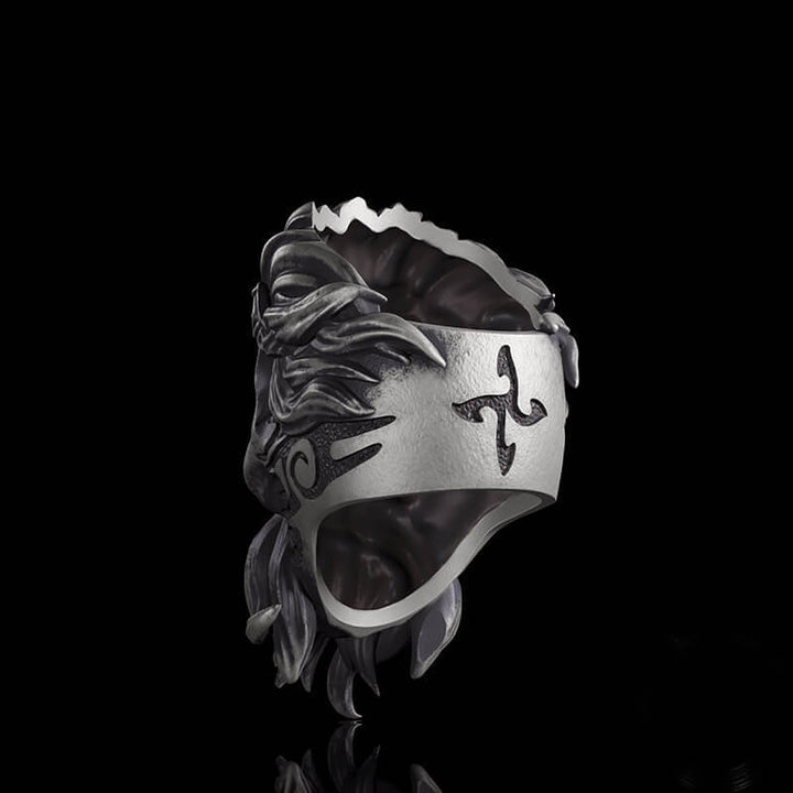 Viking God Sterling Silver Ring