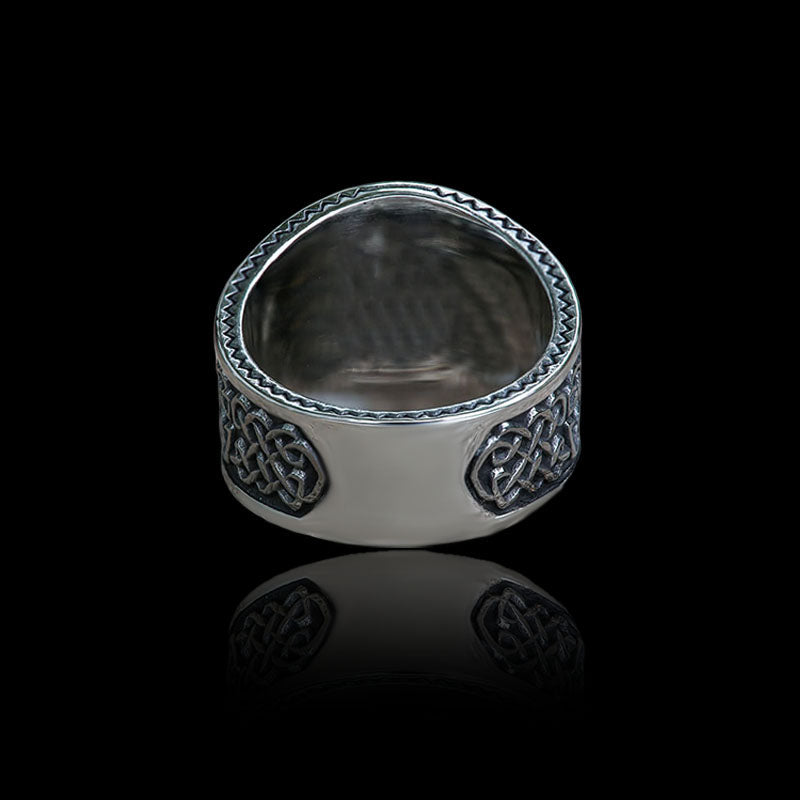 Viking Raven Tree of Life 925 Sterling Silver Ring