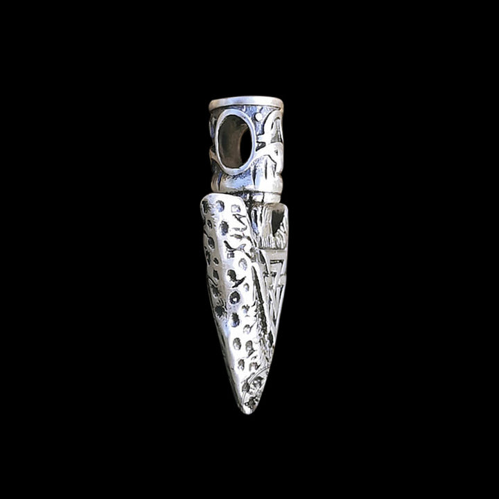 Viking Stone Spear 925 Sterling Silver Pendant