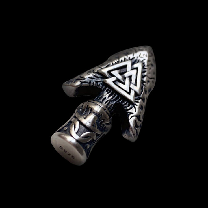 Viking Stone Spear 925 Sterling Silver Pendant