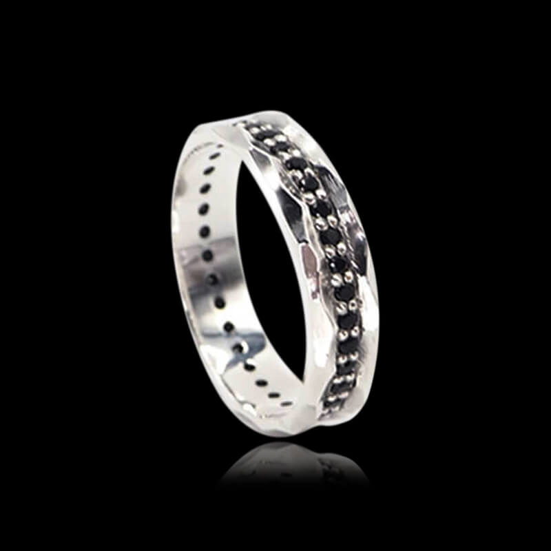 Vintage 925 Sterling Silver Couple Ring 03 | RoyalLuster.com