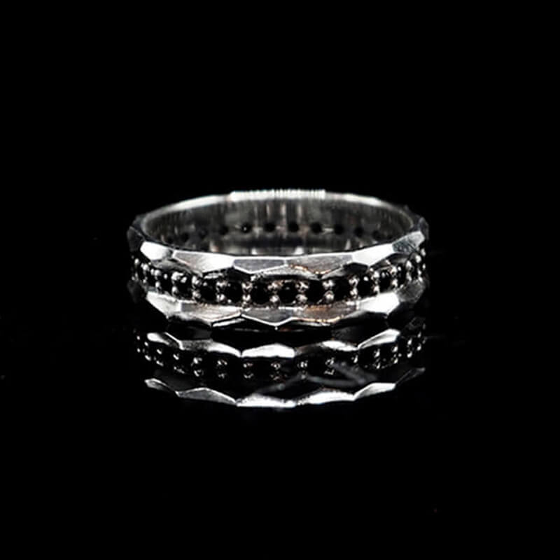 Vintage 925 Sterling Silver Couple Ring 04 | RoyalLuster.com