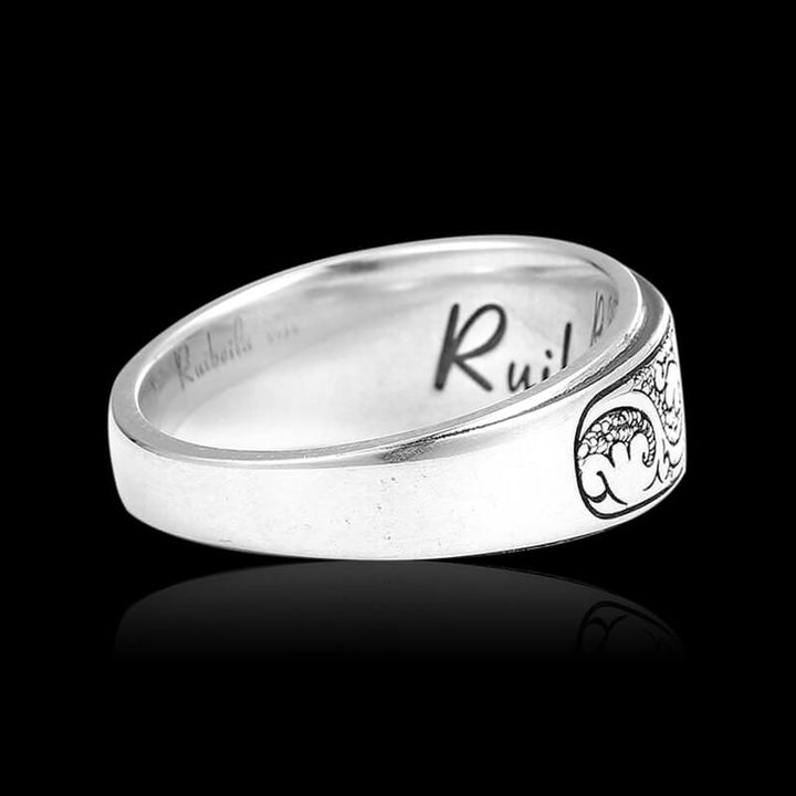 Vintage Black Onyx 925 Sterling Silver Ring 05 | RoyalLuster.com